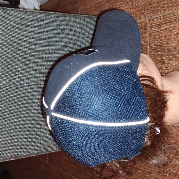 Ziegler CAT Embroidered Logo Navy Blue Adjustable Cap Hat - Picture 6 of 8